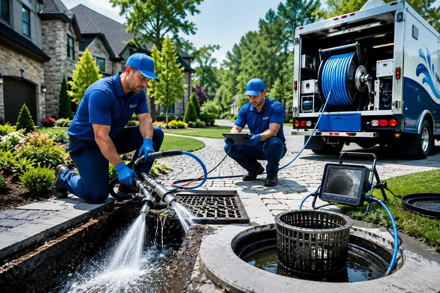 Local outdoor drain cleaning professionals in White Cloud, MI